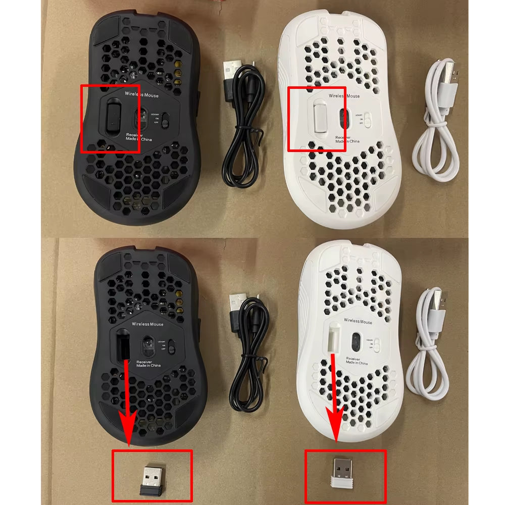 "GhostClick RGB Mouse - Where Silence Meets Speed"
