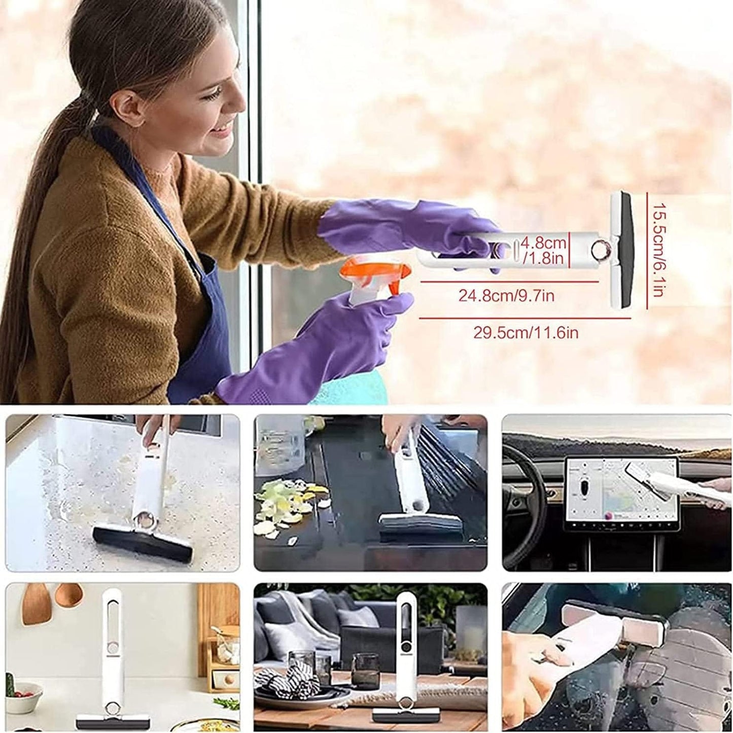 "QuickSwipe Mini Mop - Clean in Seconds, Chill for Hours"