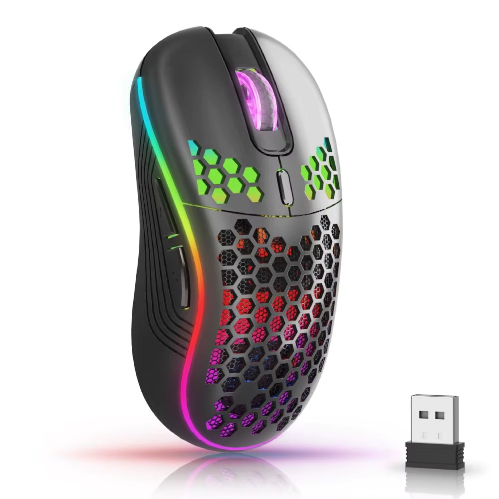 "GhostClick RGB Mouse - Where Silence Meets Speed"