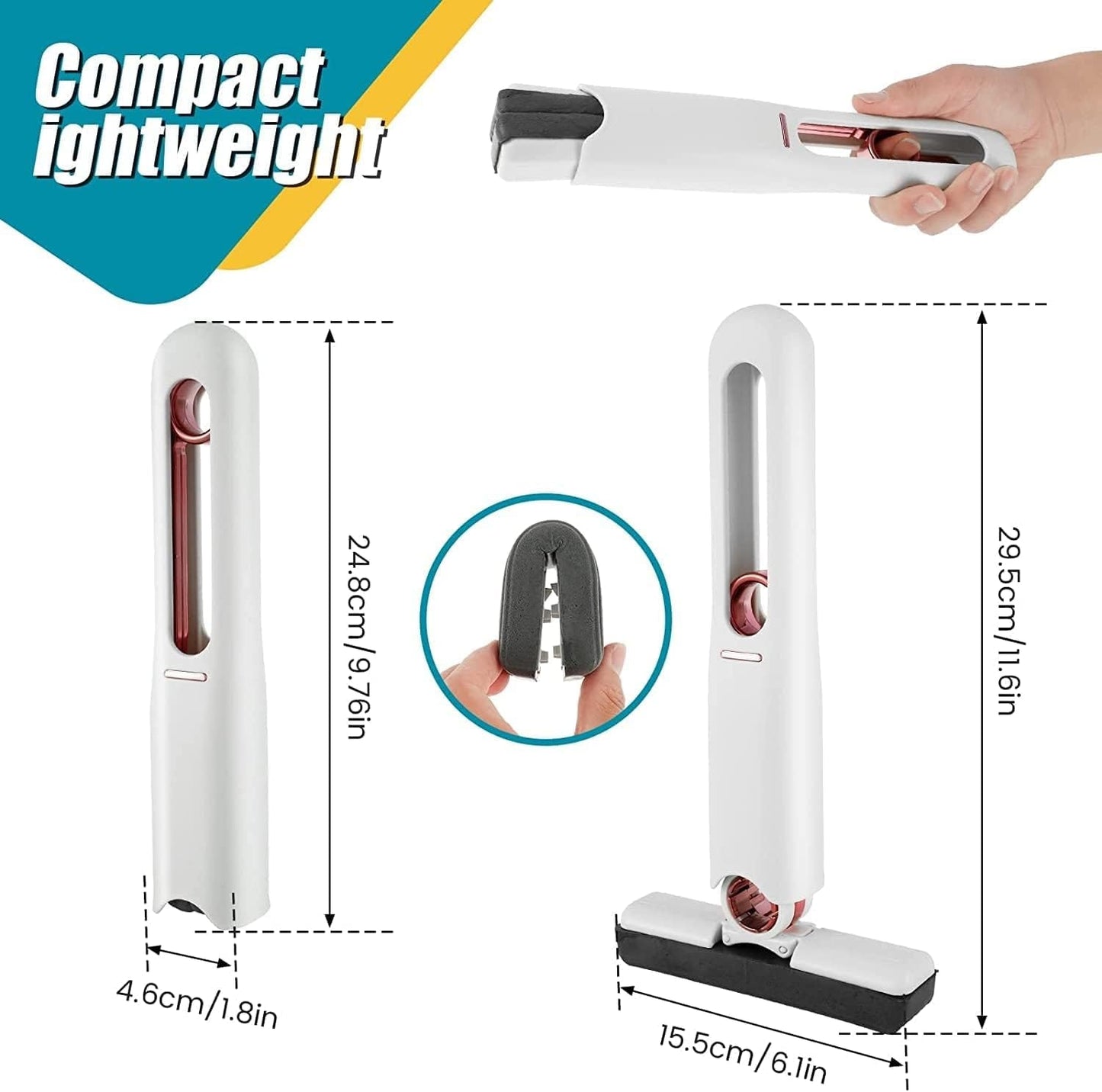 "QuickSwipe Mini Mop - Clean in Seconds, Chill for Hours"