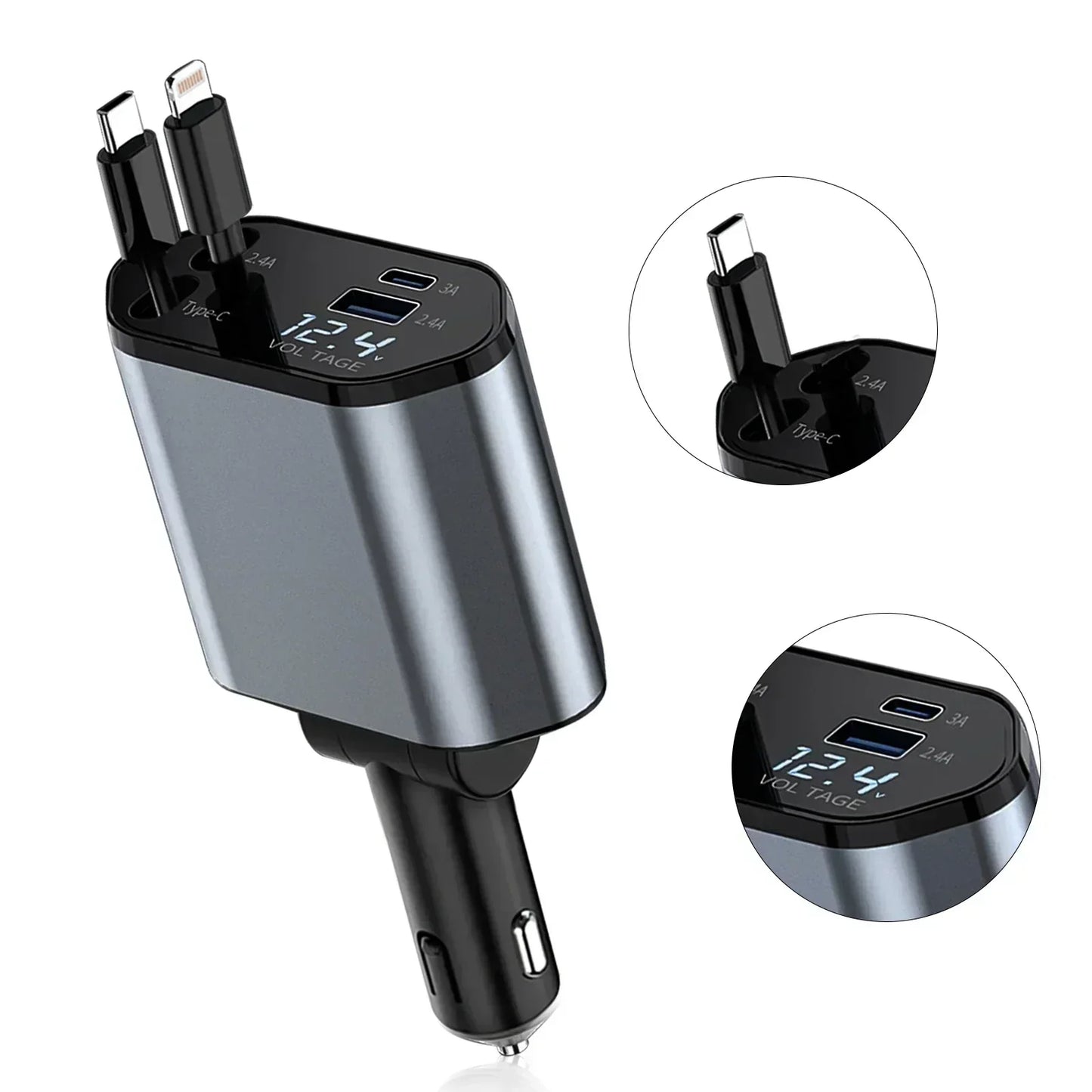 VoltSnap Drive - Auto-Lock Magnetic Fast Charger