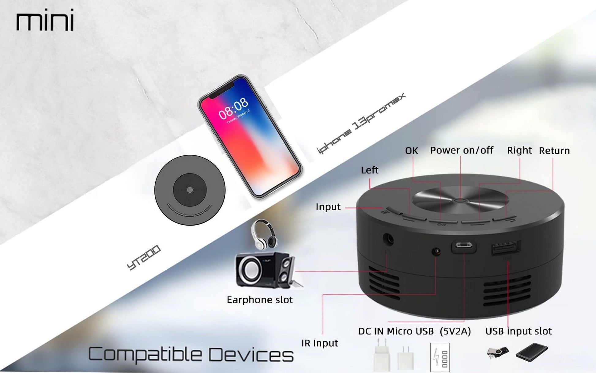 PocketBeam - Ultra Mini Portable Projector 