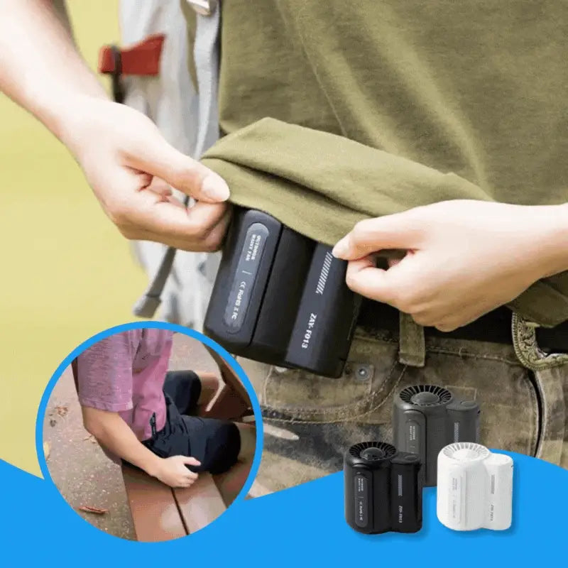 GameOver TurboBreeze Waist Fan - Hands-Free Cooling For Warriors