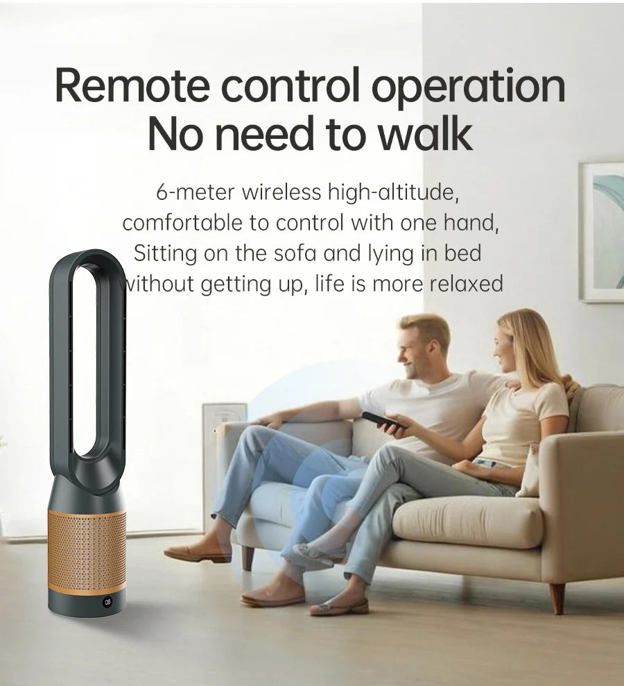 "WhisperBreeze " - Silent Bladeless Desk Fan"