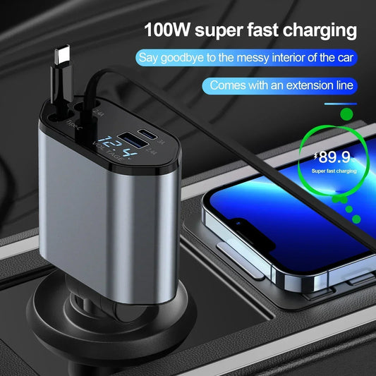 VoltSnap Drive - Auto-Lock Magnetic Fast Charger