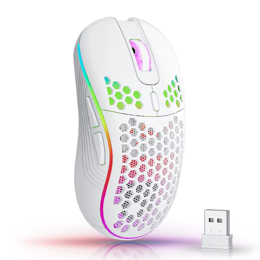 "GhostClick RGB Mouse - Where Silence Meets Speed"